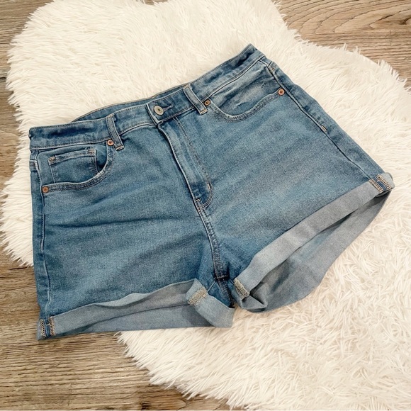 American Eagle Outfitters Pants - American Eagle Outfitters Mom Jean Shorts 10 Denim
